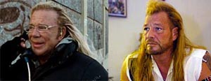 dog2 Mickey Rourke (left), Duane Chapman (Dog, right)